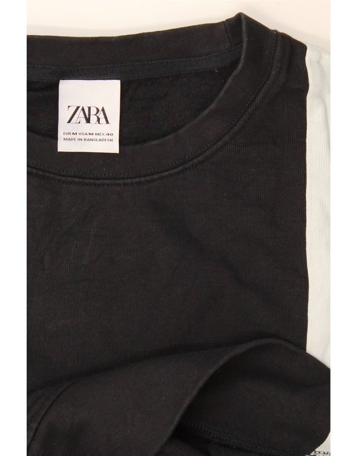Ανδρικό φούτερ Zara Jumper Medium Black Colourblock