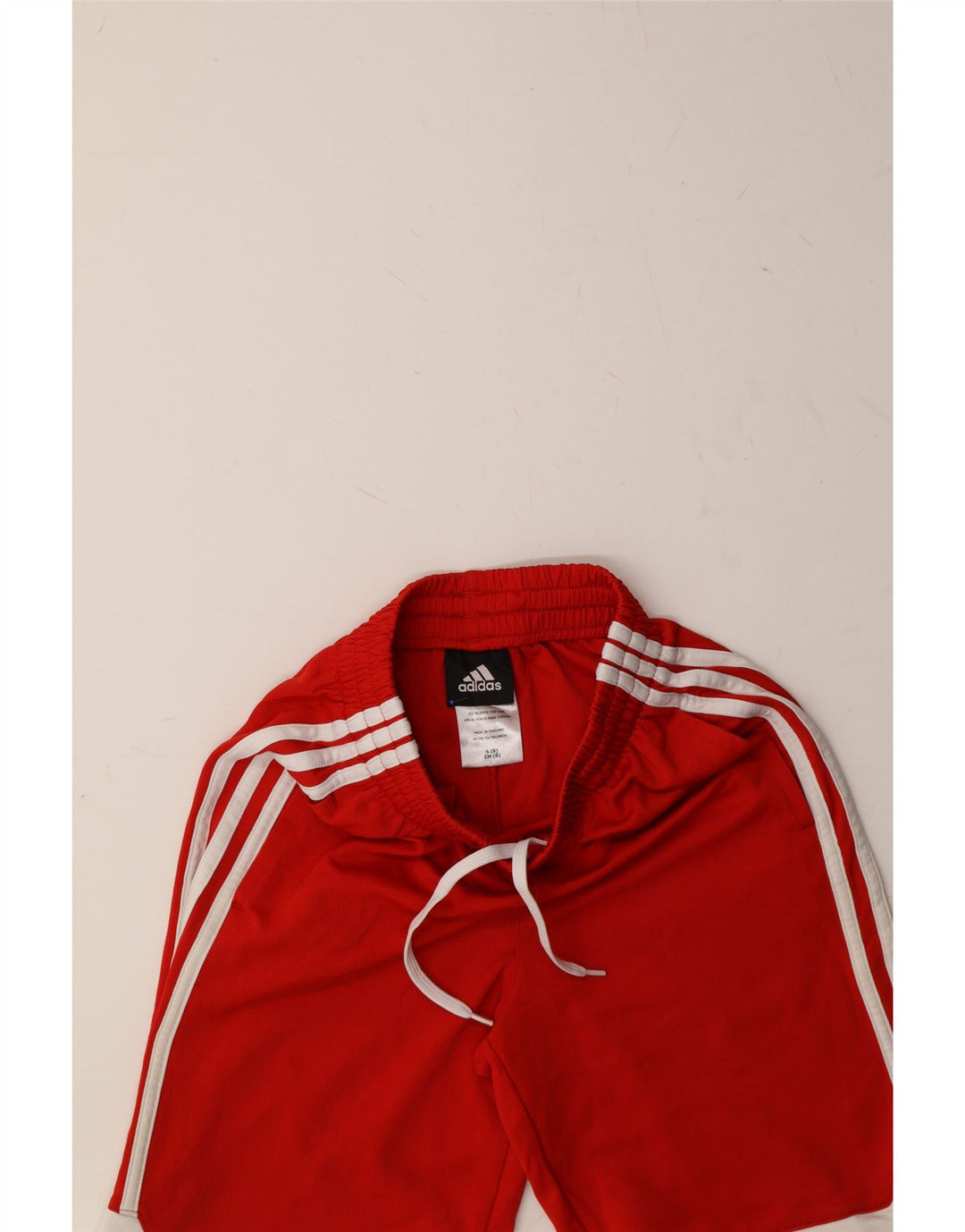 ADIDAS Boys Bermuda Sport Shorts 7-8 Years Small Red Polyester Vintage Adidas and Second-Hand Adidas from Messina Hembry 