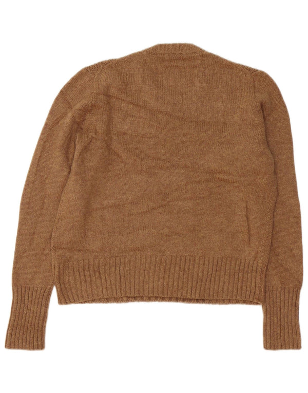 Γυναικείο πουλόβερ J. Crew Crew Neck Jumper UK 10 Small Brown Polyamide