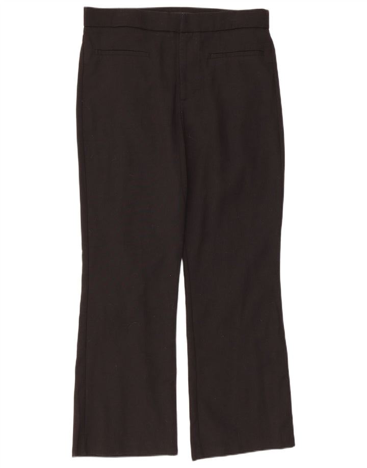 Zara Γυναικείο κανονικό ίσιο παντελόνι casual μεγάλο W32 L26 μαύρο