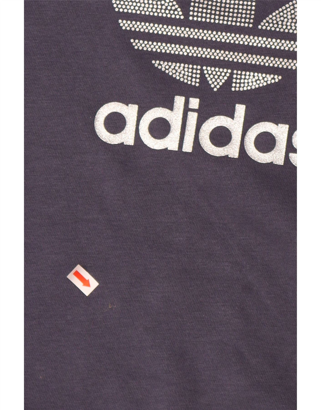 Γραφικό φούτερ για κορίτσια ADIDAS Jumper 11-12 ετών Navy Blue Cotton