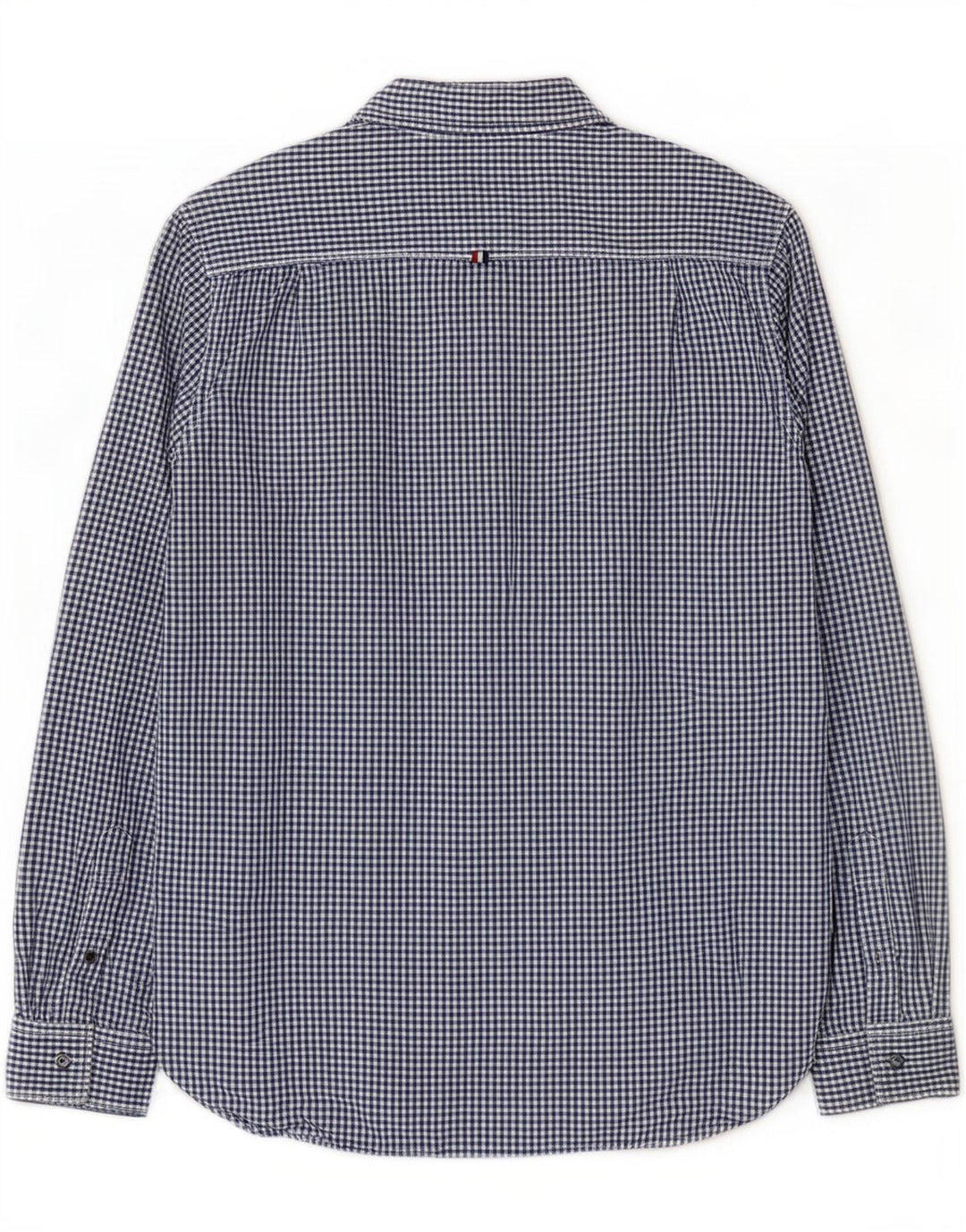 Ανδρικό πουκάμισο Superdry Μεγάλο Navy Blue Gingham Cotton