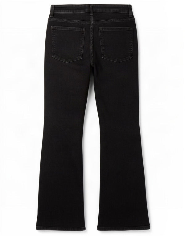 Marks & Spencer Γυναικεία Eva Bootcut Jeans UK 10 Small W27 L27 Black
