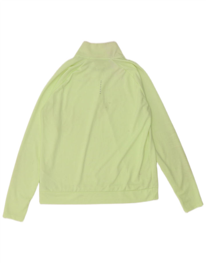Γυναικεία φόρμα πουλόβερ με φερμουάρ Nike Dri Fit Top UK 14 Medium Green