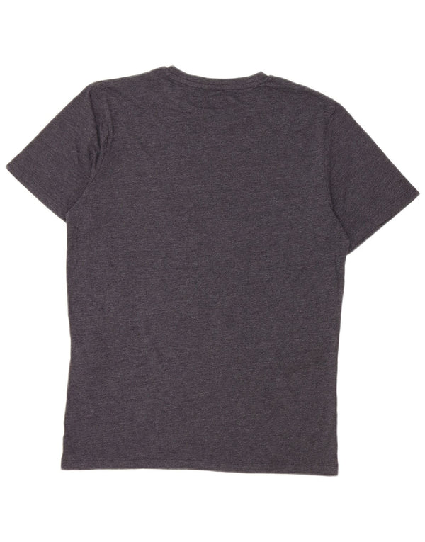 Jack & Jones Mens Regular Fit Graphic T-Shirt Top Small Grey Cotton