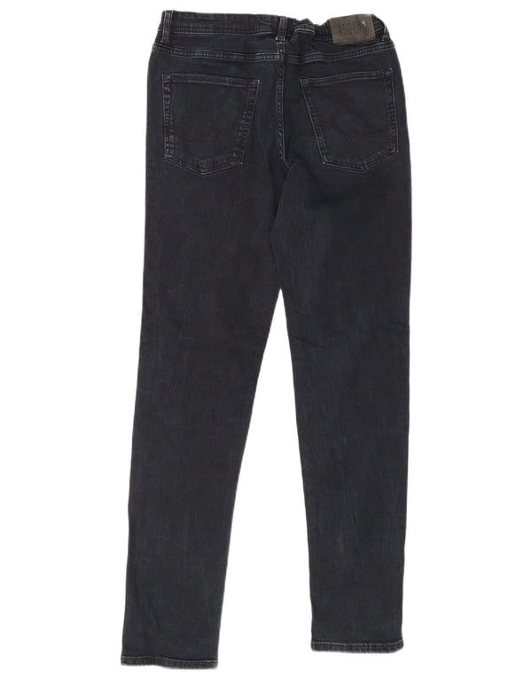 Jack & Jones Boys GLENN Slim Jeans 15-16 ετών W30 L32 Navy Blue Cotton