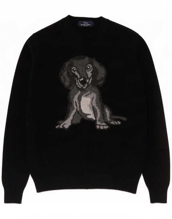Harmont & Blaine Womens Crew Neck Jumper πουλόβερ UK 10 Small Black
