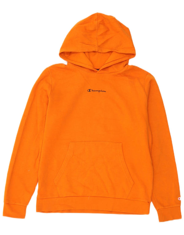 Champion Boys Hoodie Jumper 15-16 ετών 2XL πορτοκαλί βαμβακερό