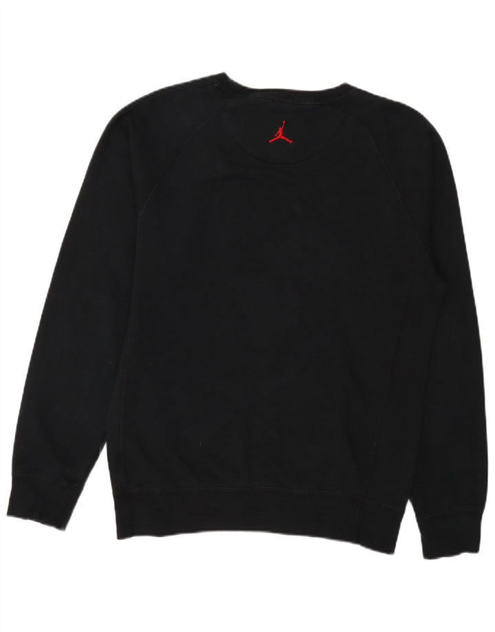 Ανδρικό γραφικό φούτερ Jordan Jumper Μικρό μαύρο βαμβακερό