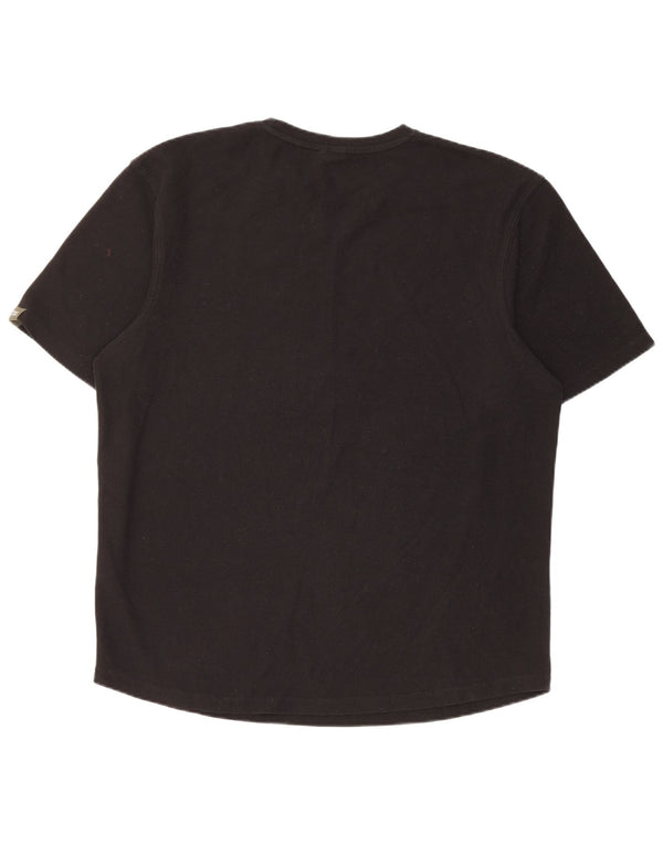 Ανδρικό T-Shirt Zara Top Large Μαύρο Πολυεστέρας