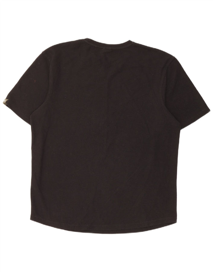 Ανδρικό T-Shirt Zara Top Large Μαύρο Πολυεστέρας