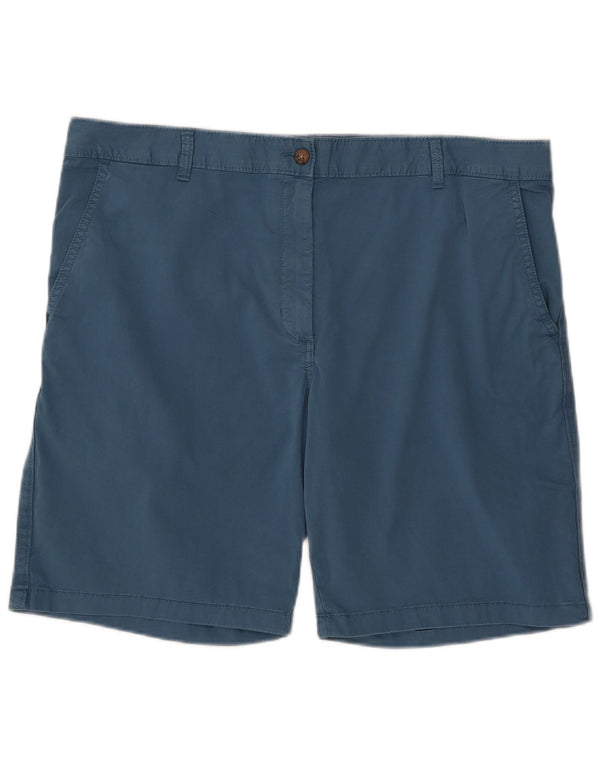 Marks & Spencer Γυναικείο σορτς Chino UK 18 XL W40 Μπλε βαμβακερό