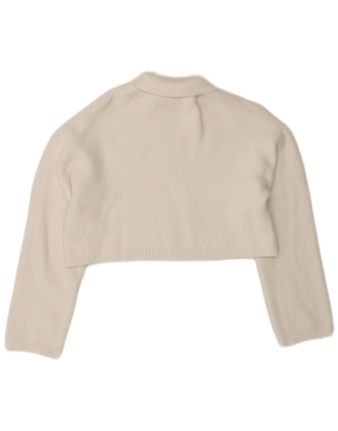 Zara Γυναικείο πουλόβερ 10 Small White