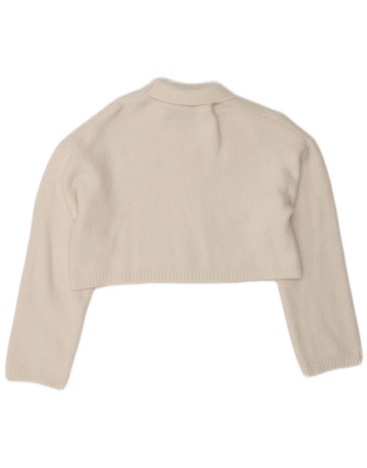 Zara Γυναικείο πουλόβερ 10 Small White