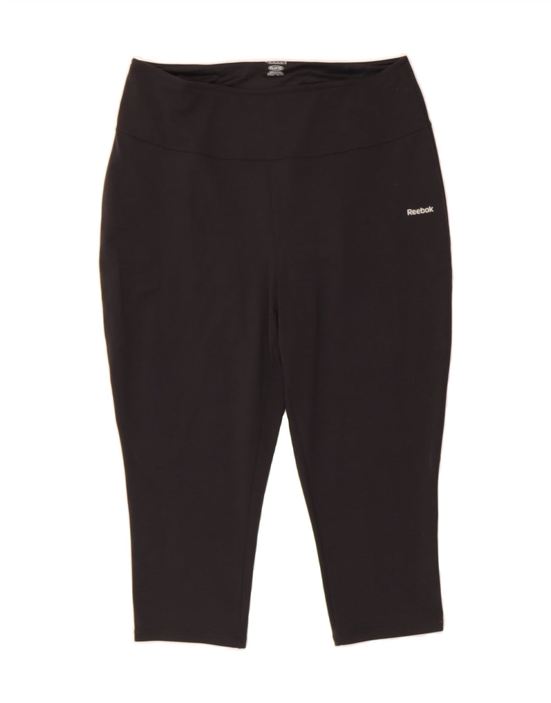 REEBOK Womens Capri Leggings UK 20/22 XL  Black Vintage Reebok and Second-Hand Reebok from Messina Hembry 