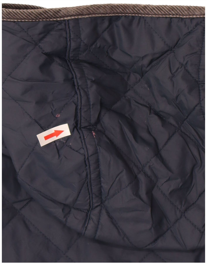 Jack Wills Γυναικείο Καπιτονέ μπουφάν με κουκούλα UK 8 Small Navy Blue Nylon