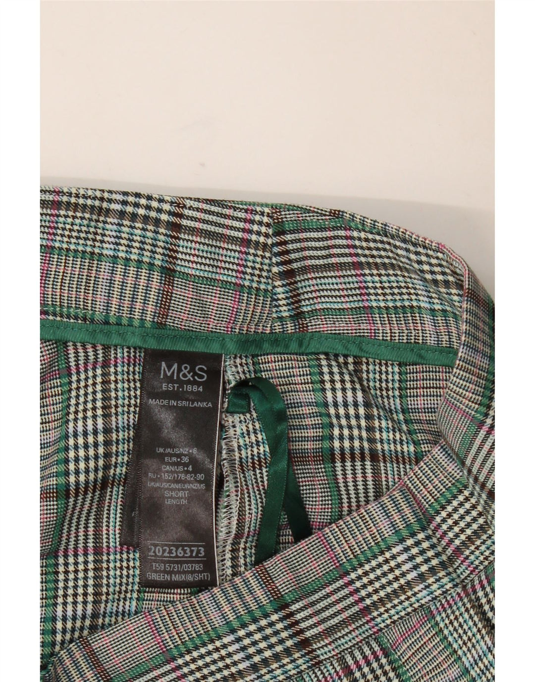 MARKS & SPENCER Γυναικείο Cropped Παντελόνι UK 8 Small W28 L24 Grey