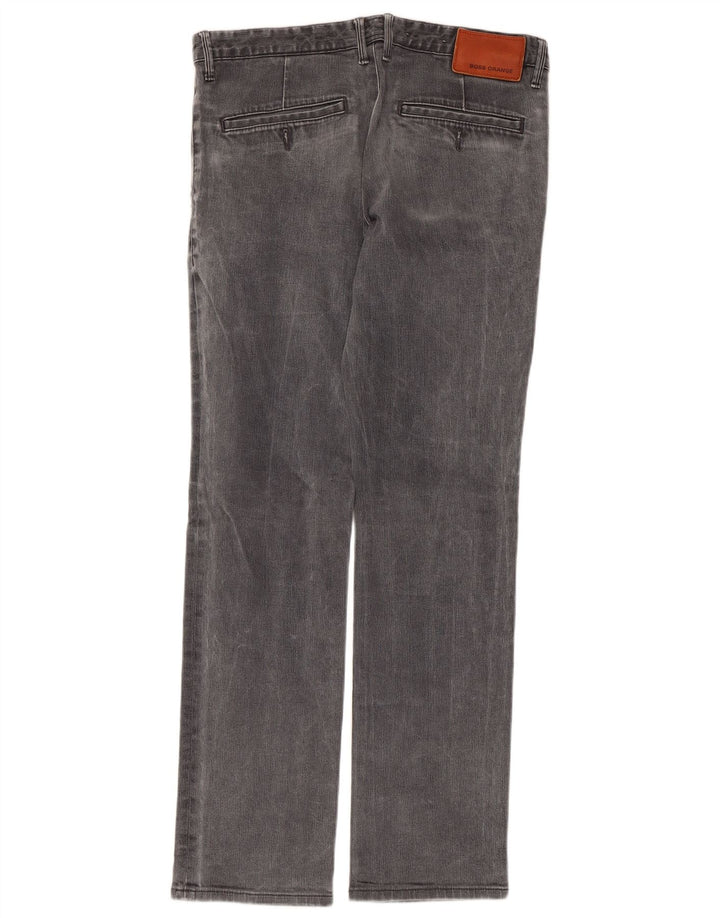 Ανδρικό τζιν ίσιο Hugo Boss W32 L30 Γκρι