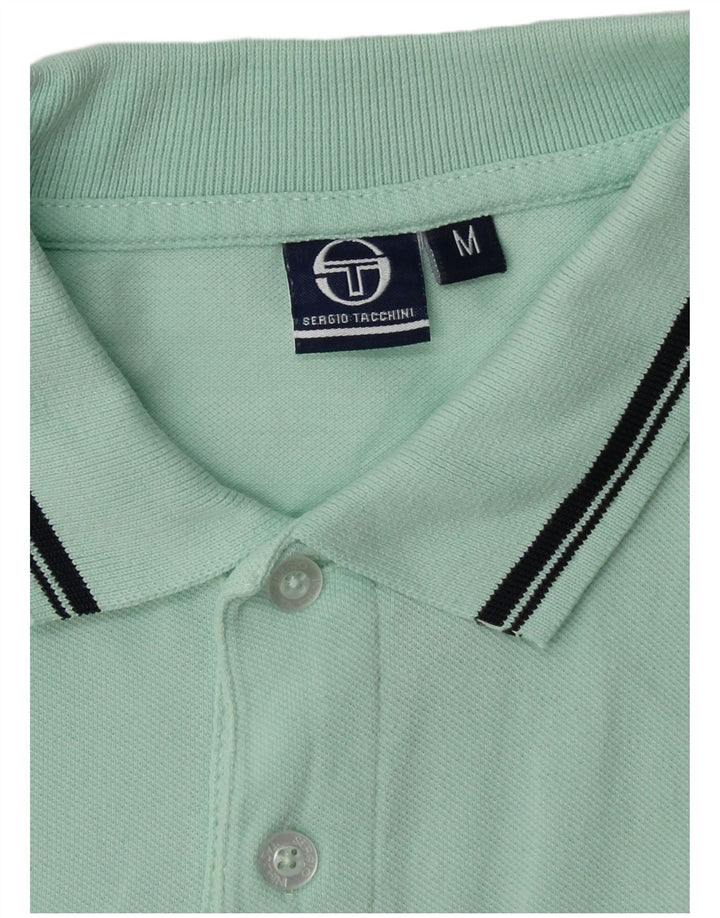 Ανδρικό μπλουζάκι πόλο Sergio Tacchini Μεσαίο πράσινο