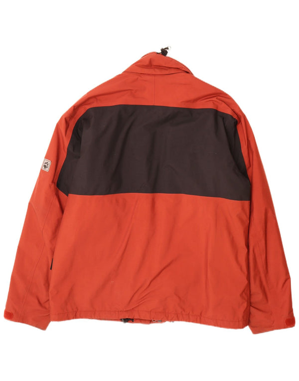 Ανδρικό Jack Wolfskin Windbreaker UK 40/42 Large Red Colourblock