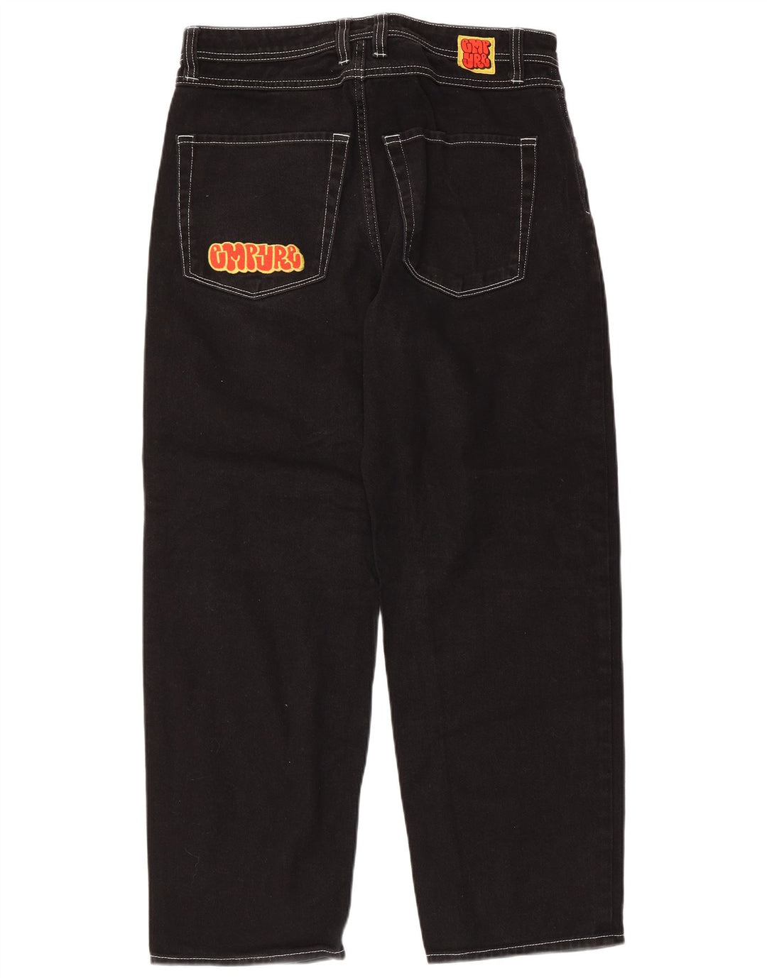 VINTAGE Ανδρικό τζιν κωνικό W30 L28 μαύρο βαμβακερό