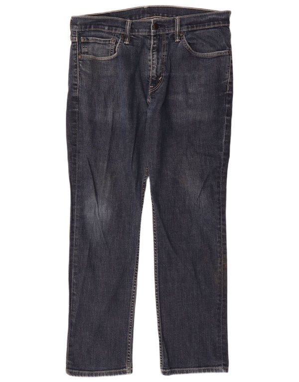Levi's Mens 511 Slim Jeans W34 L29 Navy Blue Cotton