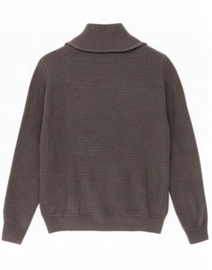Jack & Jones Ανδρική ζακέτα πουλόβερ μεγάλο γκρι βαμβακερό