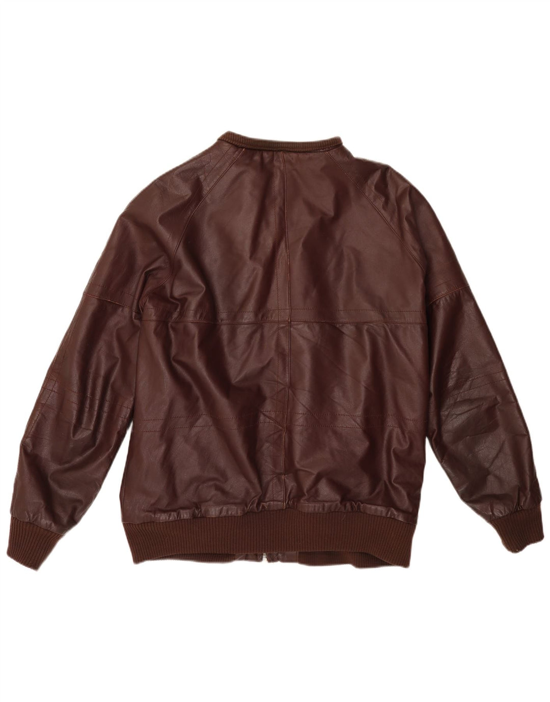 Ανδρικό Δερμάτινο Μπουφάν VINTAGE UK 38 Medium Burgundy