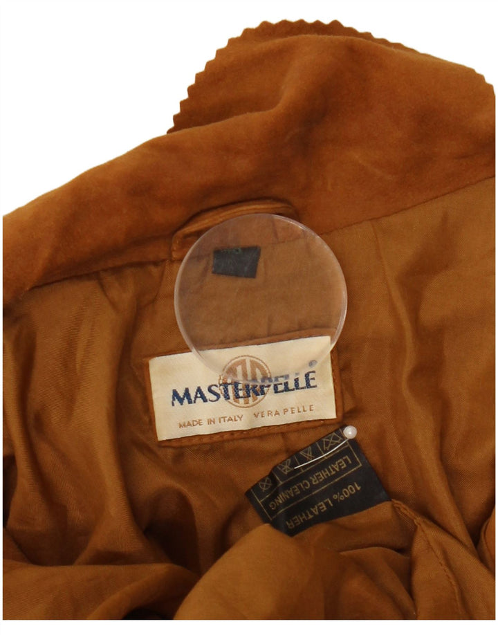 MASTERPELLE Γυναικείο Suede Jacket IT 48 XL Καφέ Δερμάτινο
