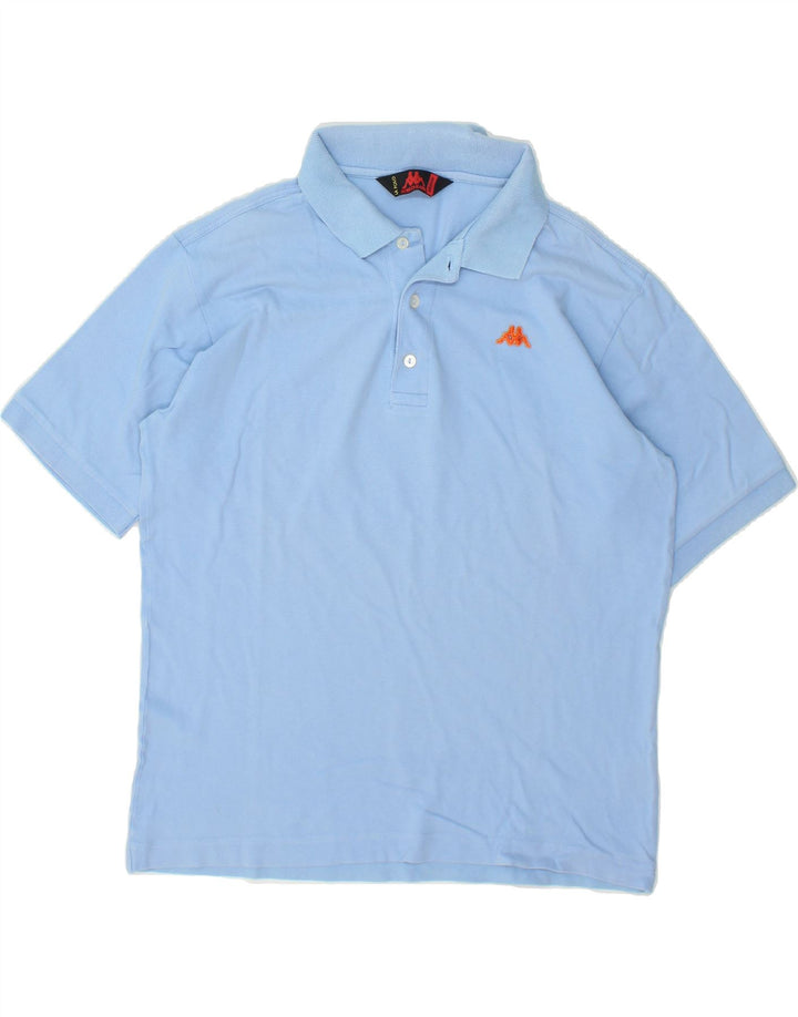 KAPPA Mens Polo Shirt Medium Blue Cotton Vintage Kappa and Second-Hand Kappa from Messina Hembry 