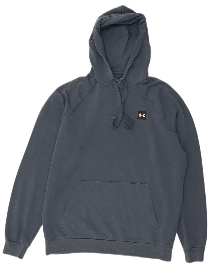 Under Armour Ανδρικό Hoodie Jumper Medium Navy Blue Cotton