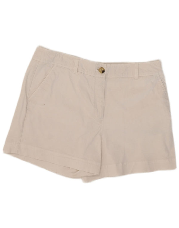 Hobbs Γυναικείο σορτς Chino UK 16 Large W36 Λευκό βαμβακερό