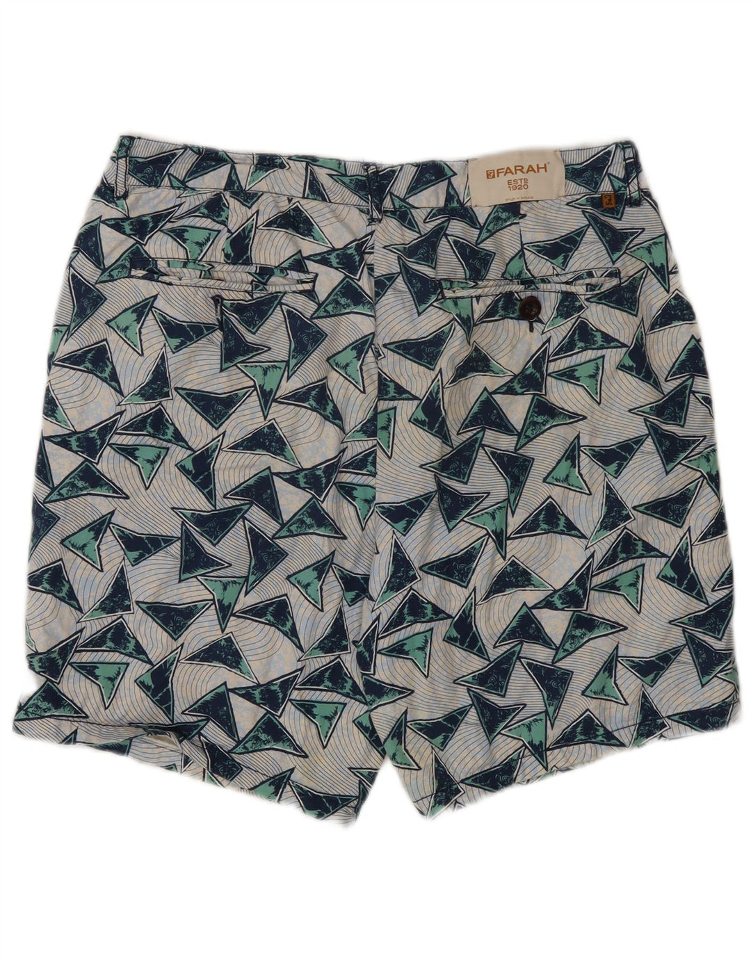 Farah Ανδρικό σορτς Chino W32 Μεσαίο Πολύχρωμο Γεωμετρικό Βαμβάκι