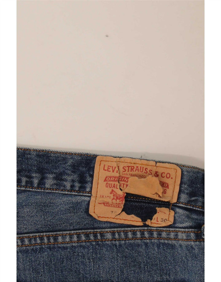 Γυναικείο ίσιο τζιν Levi's W40 L30 Μπλε βαμβακερό