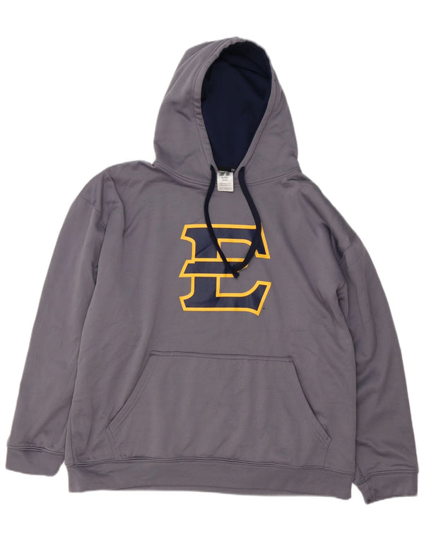 RUSSELL ATHLETIC Ανδρικά φούτερ με κουκούλα UK 46/48 XL Γκρι