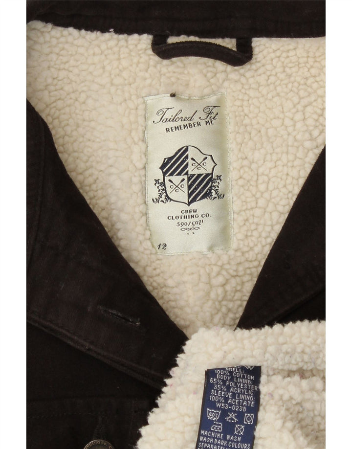 Crew Clothing Γυναικείο Αντιανεμικό Μπουφάν UK 12 Βαμβακερό μεσαίο καφέ