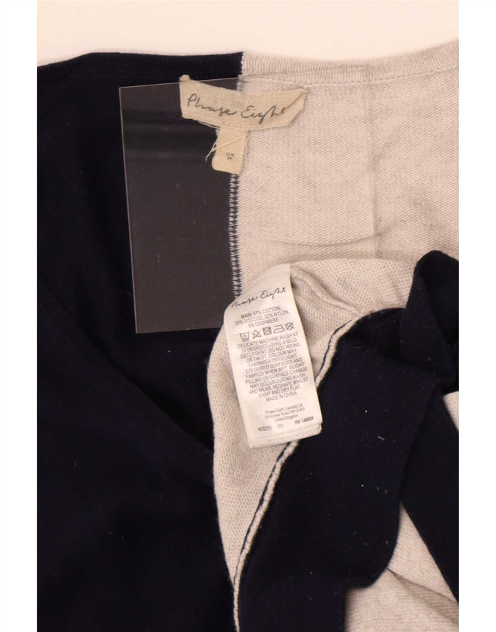 Phase Eight Γυναικείο πουλόβερ με ζακέτα UK 14 Medium Navy Blue