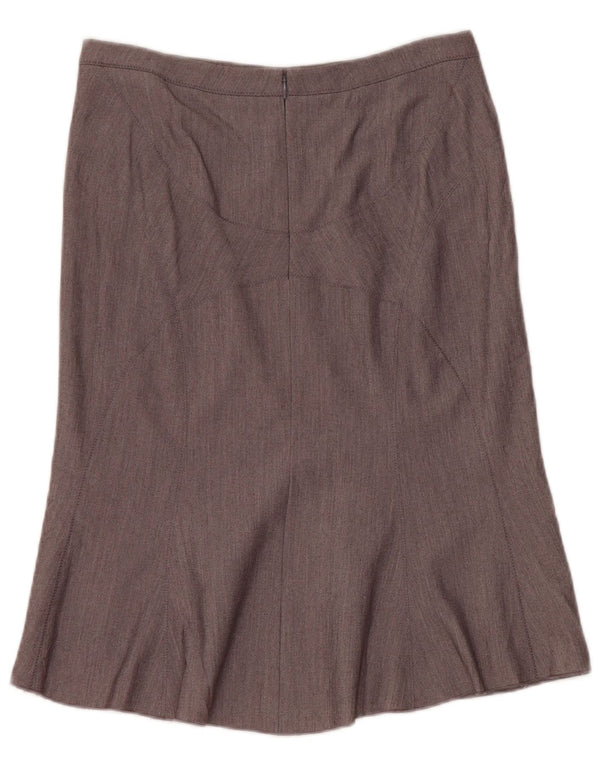 BCBGMAXAZRIA Γυναικεία Τρομπέτα Φούστα US 0 XS W28 Γκρι Πολυεστέρας