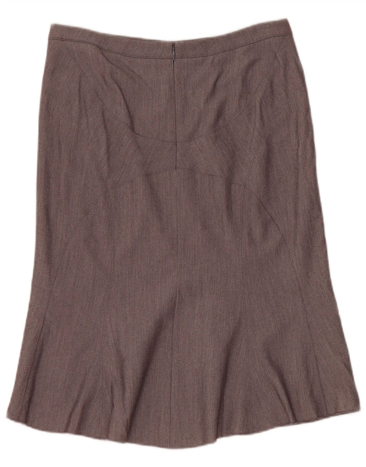 BCBGMAXAZRIA Γυναικεία Τρομπέτα Φούστα US 0 XS W28 Γκρι Πολυεστέρας