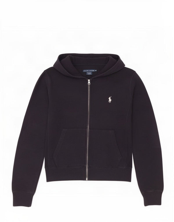 Ralph Lauren Γυναικείο πουλόβερ με κουκούλα με φερμουάρ UK 6 XS Navy Blue Cotton