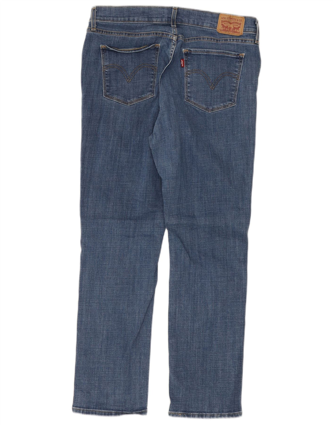 LEVI'S Γυναικεία Κλασική Κλασική Εφαρμογή ίσιο τζιν US 12 μεγάλα W32 L28 μπλε