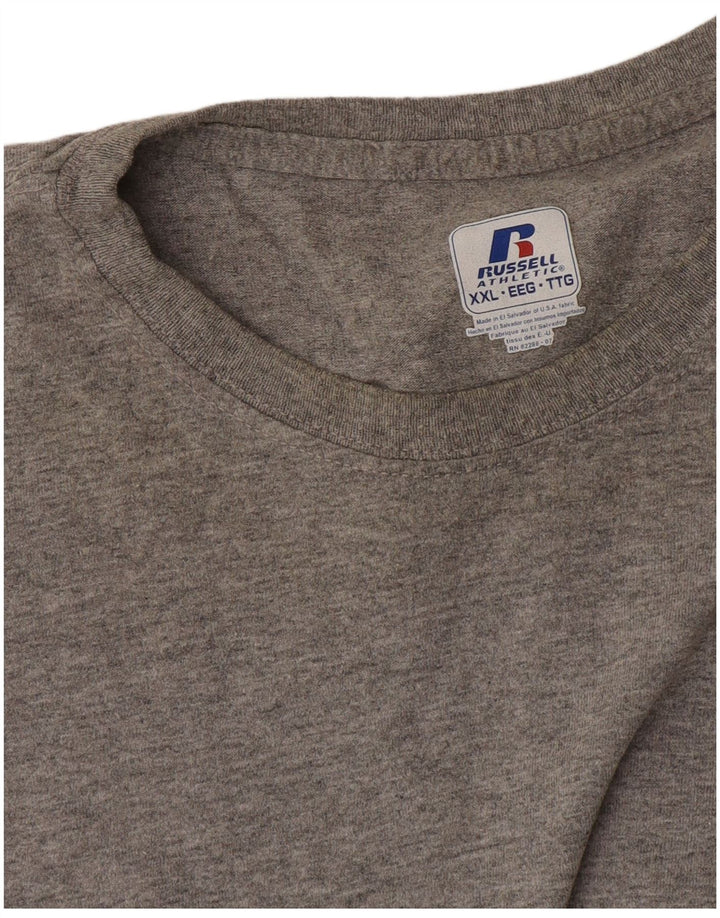 Russell Athletic Ανδρικό T-Shirt Top 2XL Γκρι