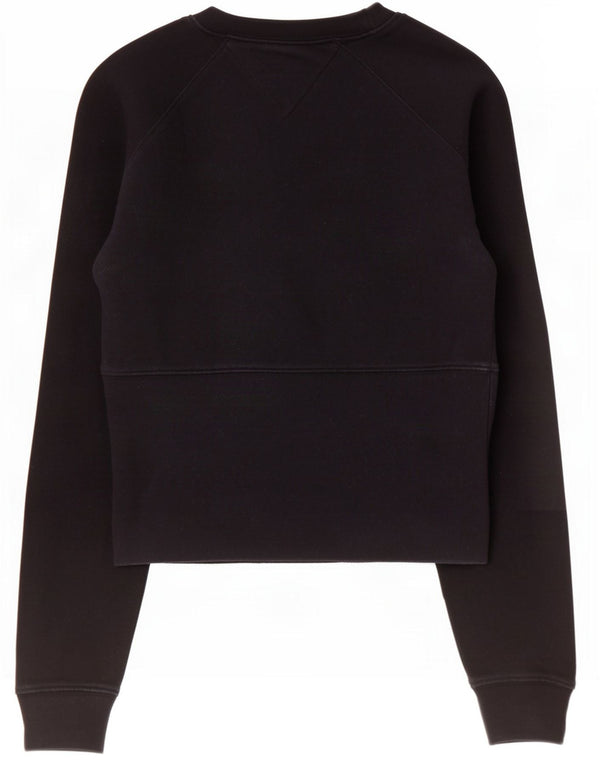 Tommy Hilfiger Γυναικεία Φούτερ Jumper UK 12 Medium Black