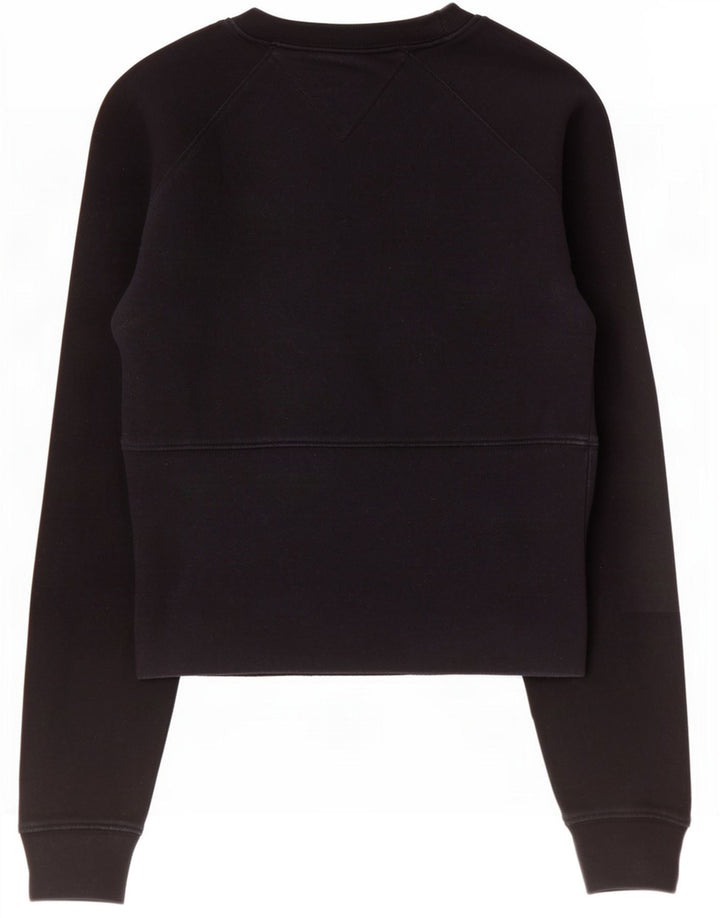 Tommy Hilfiger Γυναικεία Φούτερ Jumper UK 12 Medium Black