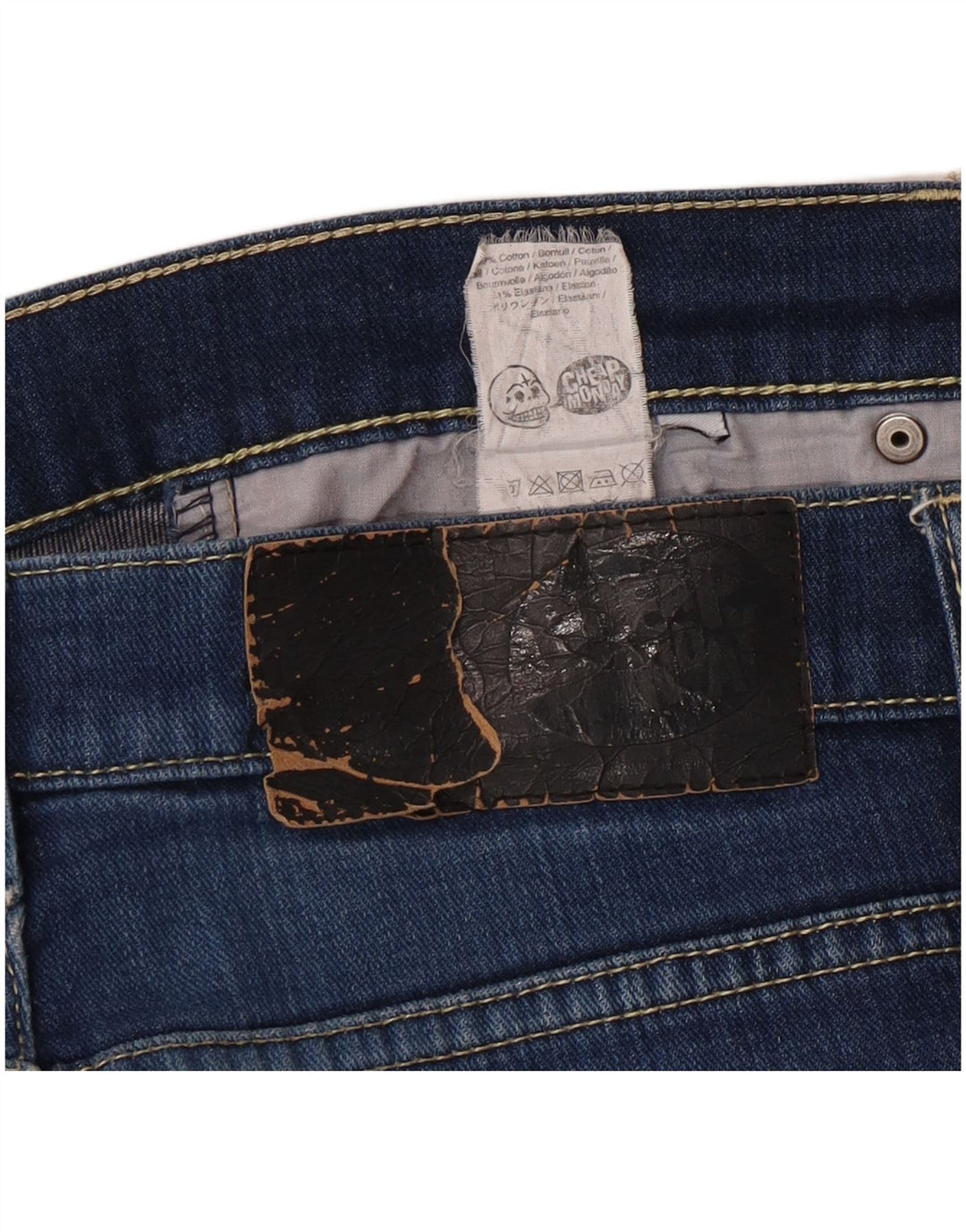 CHEAP MONDAY Γυναικείο Slim Jeans W32 L33 Μπλε βαμβακερό