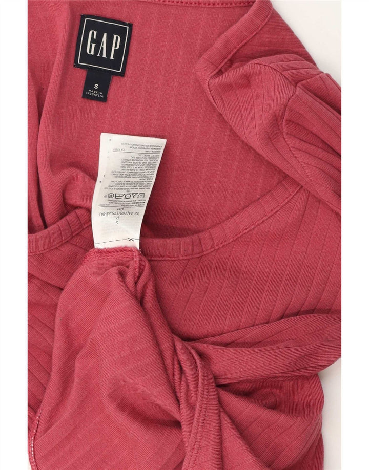 Γυναικείο μακρυμάνικο κορμάκι Gap UK 10 Small Pink Βαμβακερό