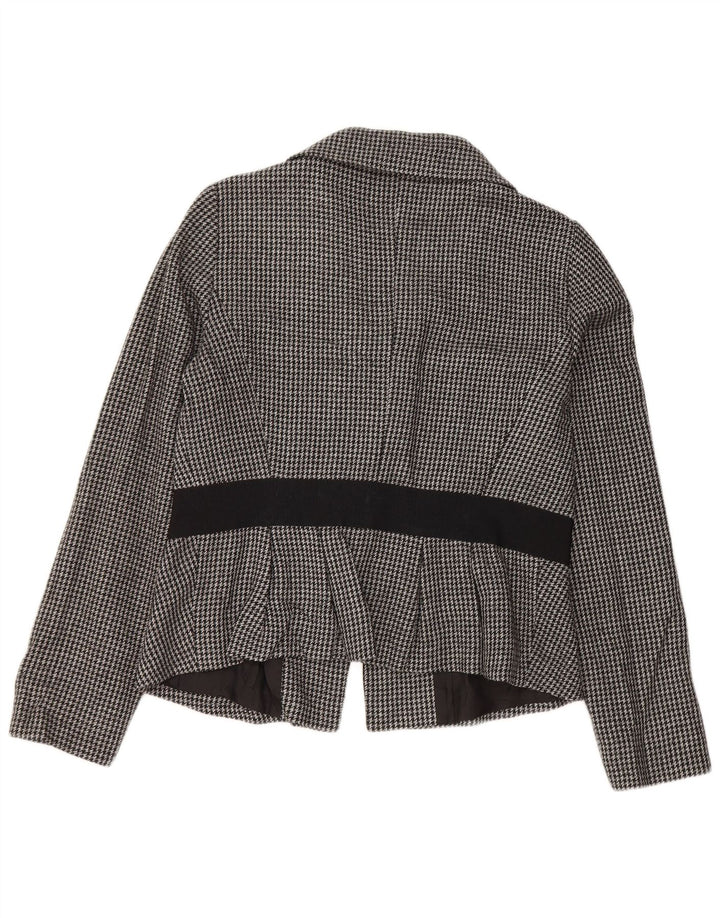 Max & Co. Γυναικείο σακάκι σακάκι με 2 κουμπιά UK 14 Medium Grey Houndstooth