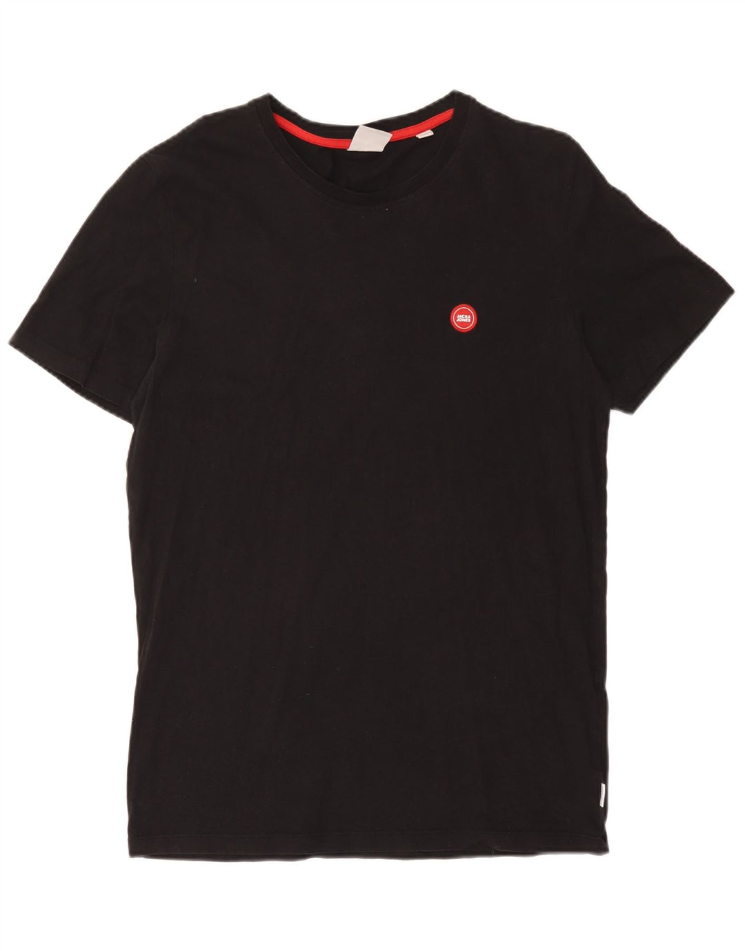 Jack & Jones Ανδρικό T-Shirt Top μεγάλο μαύρο βαμβακερό