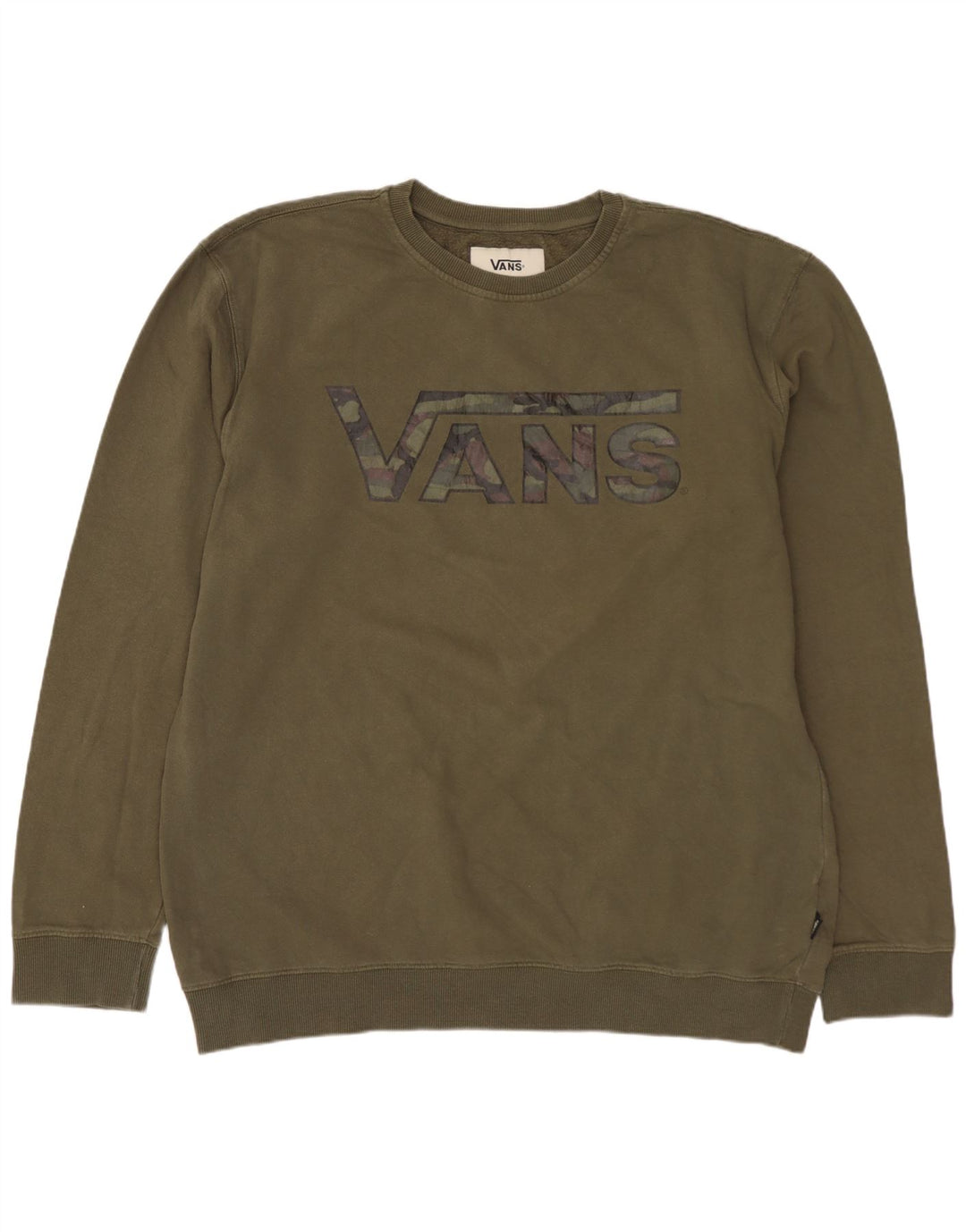 Ανδρικό γραφικό φούτερ VANS Jumper XL Χακί βαμβακερό