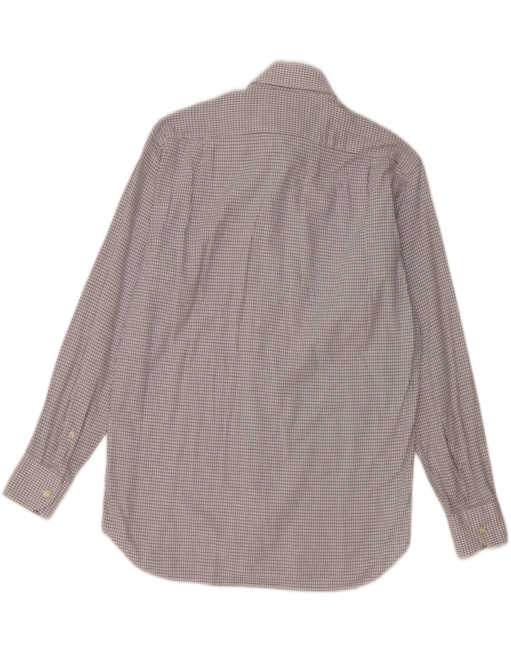 Ανδρικό πουκάμισο BROOKSFIELD Πουκάμισο με μέγεθος 39 Medium White Check